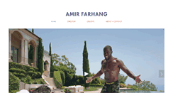 Desktop Screenshot of amirfarhang.com